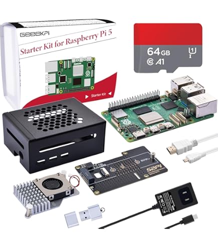 Raspberry Pi 5 コンプリートキット（8GB RAM版） Raspberry Pi 5 スターターキット（8GB RAM版） — スイッチ